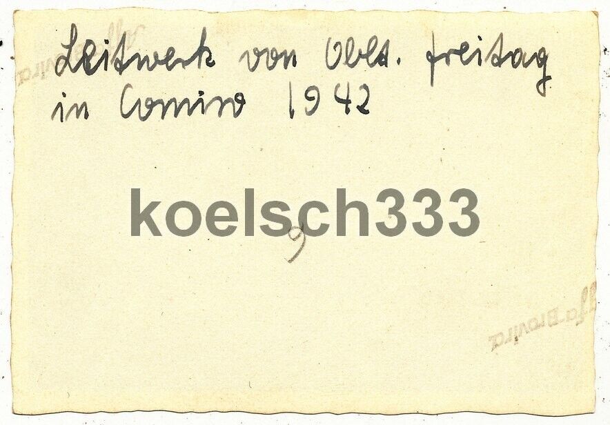 Foto Me 109 Flugzeug Heckfinne Oblt. Siegfried Freytag JG 77 Comiso Sizilien (1)