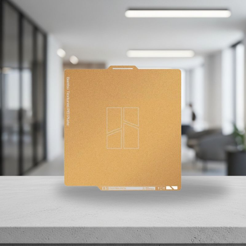 Placa Pei Texturizada Gold 256mm - Bambu Lab