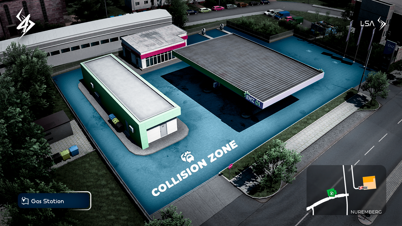 Gas Station (Collision Zone)