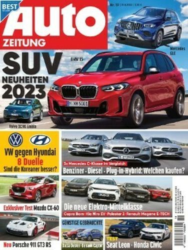 Cover: Auto Zeitung Magazin No 19 vom 31 August 2022 Cover: Auto Zeitung Magazin No 19 vom 31 August 2022