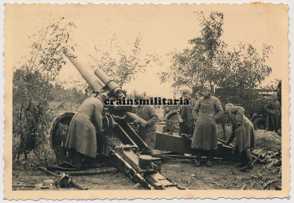 Orig. Foto Artillerie Geschütz Stellung Mörser Granate II.Art.Rgt.47 in Russland