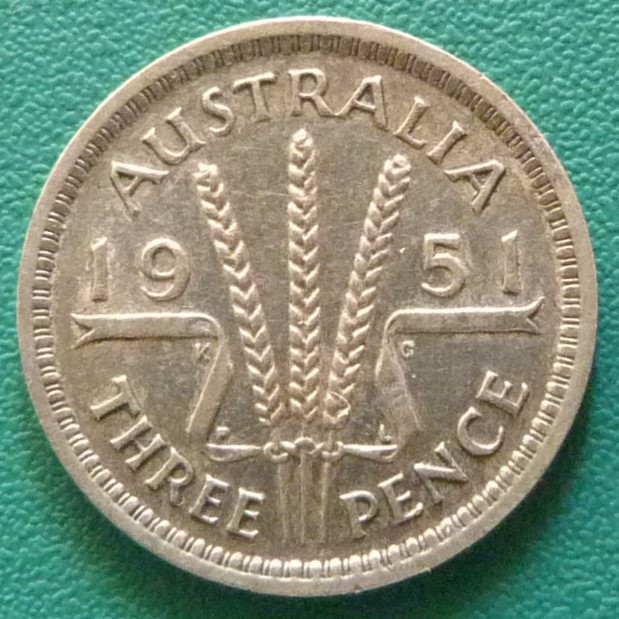 3 Peniques. Australia (1951) AUS-3-Peniques-1951-rev