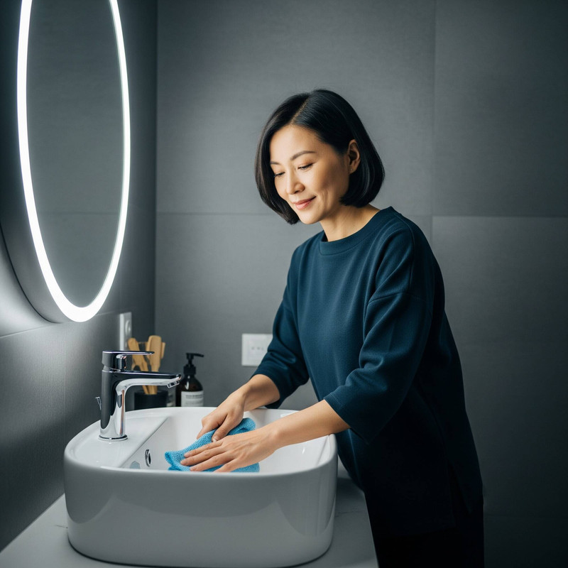 Lavabo bằng sứ bền đẹp