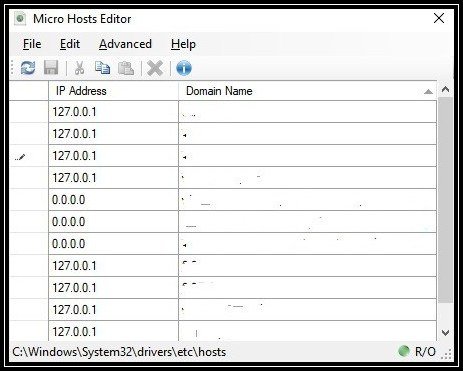 Micro Hosts Editor 1.3.0