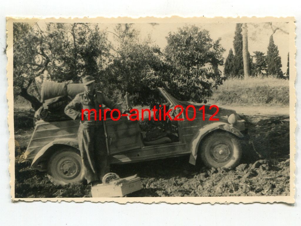 Wehrmacht, PKW, VW Typ 82 Kübelwagen, Camo, Nett