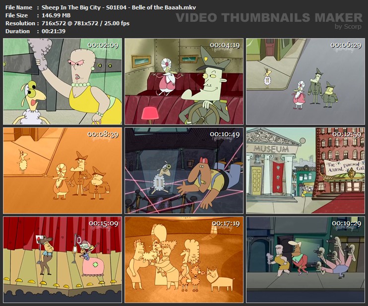 Sheep In The Big City - S01E04 - Belle of the Baaah.mkv