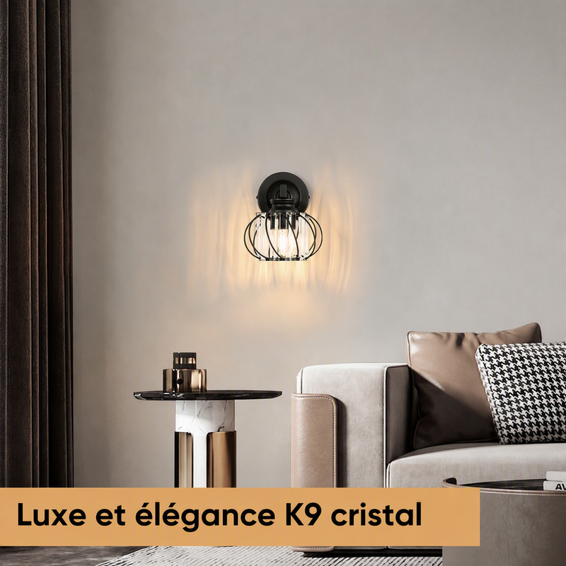 Finition noir / cristal – Style soigné