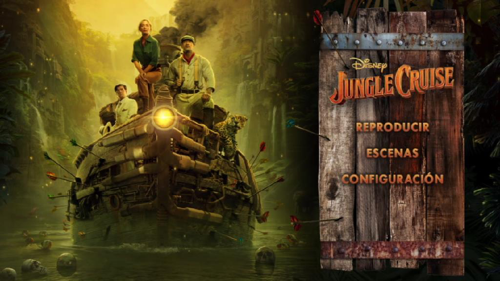 JUNGLE CRUISE MENU - Jungle Cruise [2021] [Aventuras, comedia] [DVD9] [PAL] [Leng. ESP/FRA/ENG] [Subt. Multi]