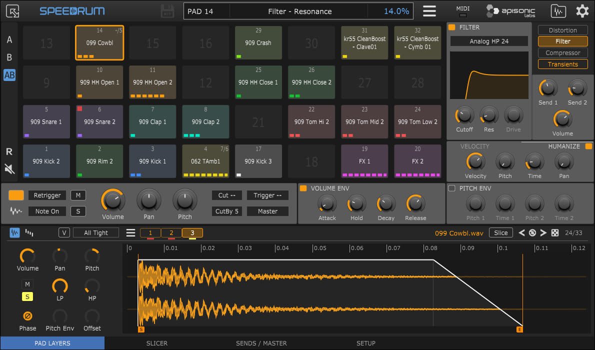 Apisonic Labs Speedrum v1.3.0 (Win macOS Linux)