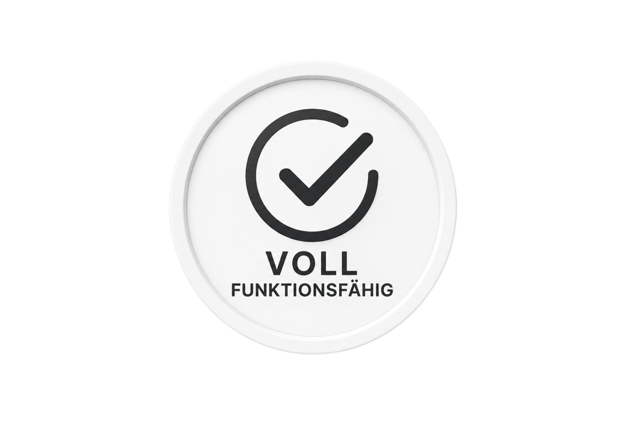 Voll funktionsfähig