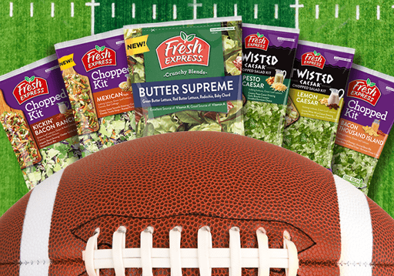 Enter the Fresh Express Healthy Game Day Sweepstakes Daily to Win Prizes Enter the Fresh Express Healthy Game Day Sweepstakes Daily to Win Prizes