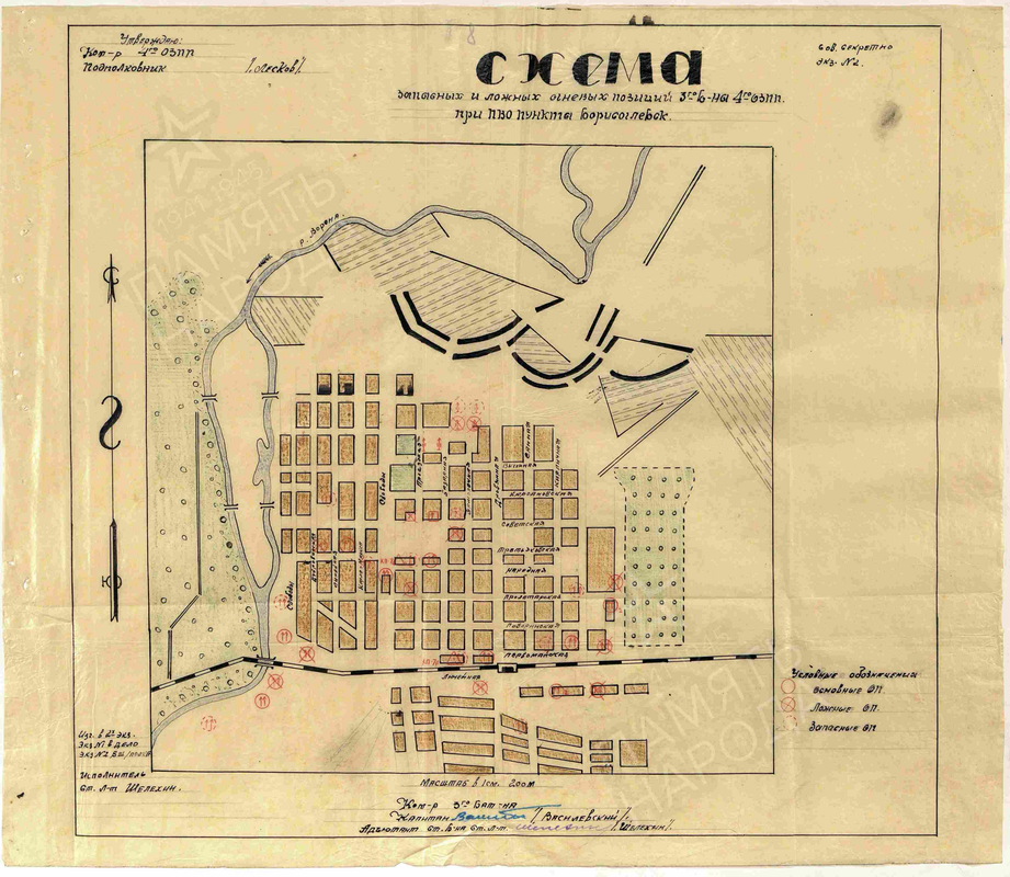 Схема ПВО Борисоглебска №2