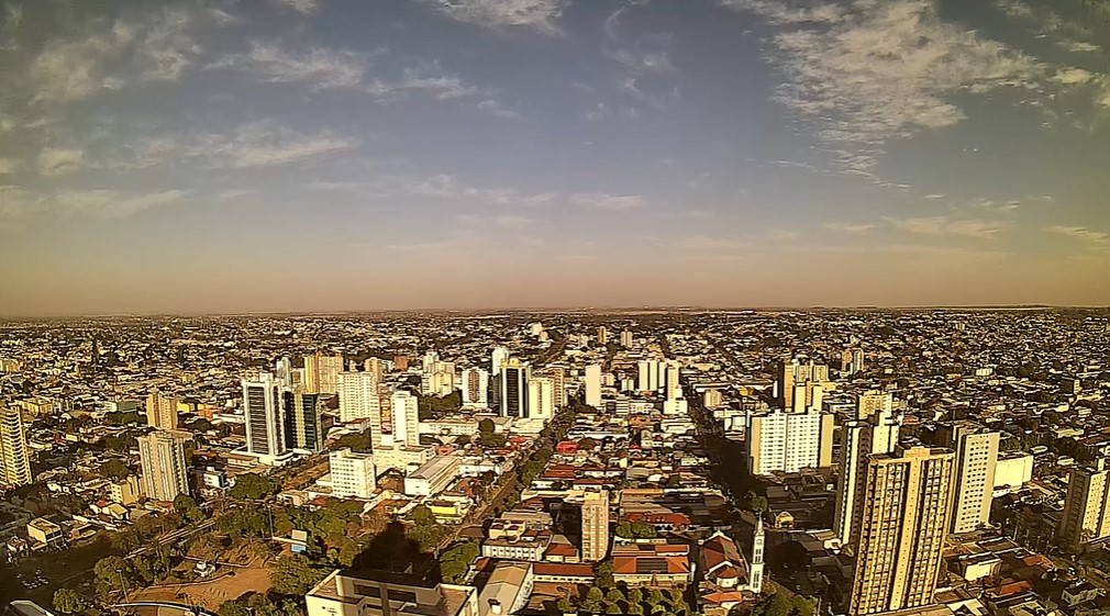 Campo Grande nesta manhã de quinta-feira