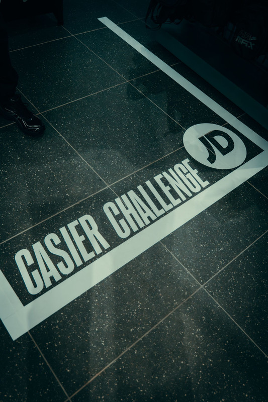 Zone du Locker Challenge dans un magasin JD Sports