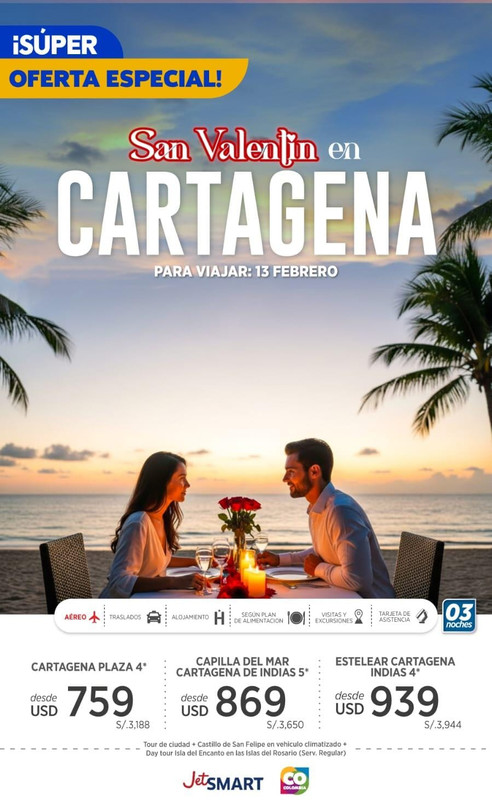 San Valentín en Cartagena