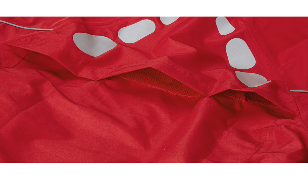 Ettore Mens Cycling Jacket Waterproof Breathable High Vis Red Night Eagle eBay