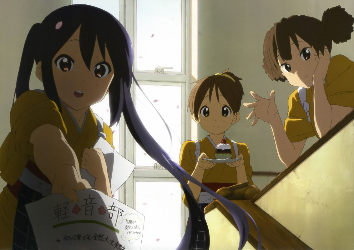 nakano-azusa-hirasawa-ui-and-suzuki-jun-k-on-drawn-by-horiguchi-yukiko-and-watanabe-mikiko-c6c506
