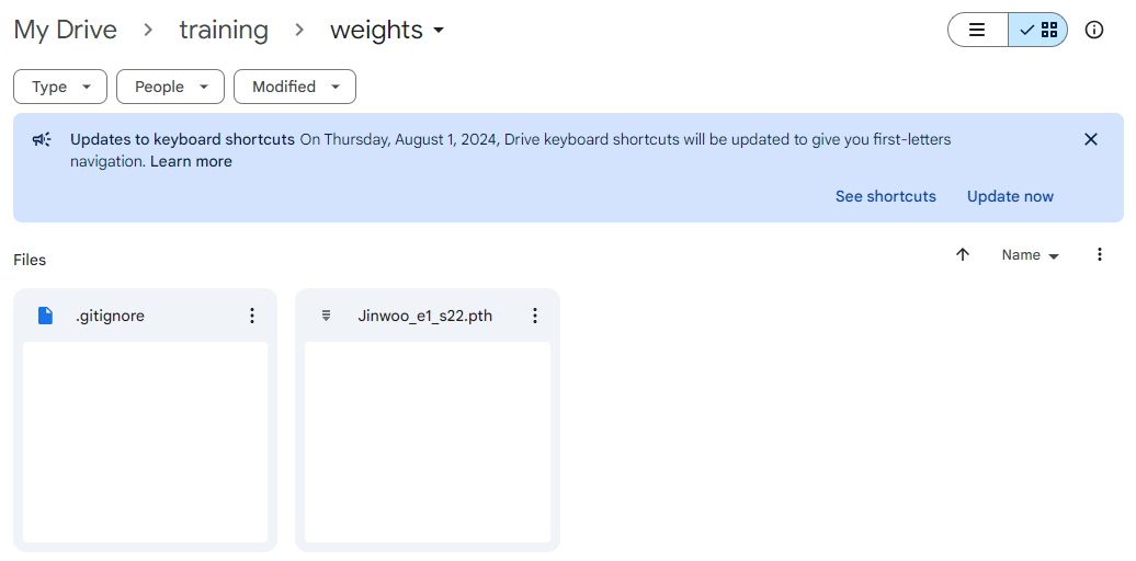 weights folder