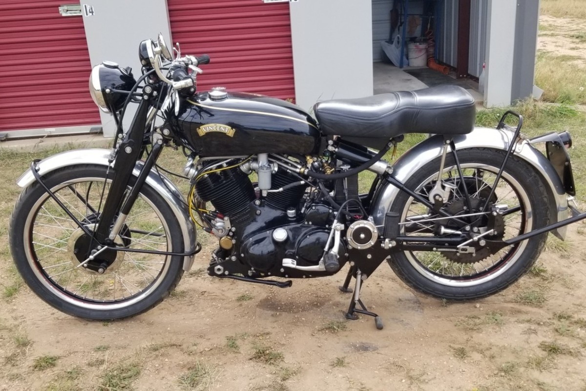 1950 Vincent Black Shadow Price 100 000 49ccScoot Scooter