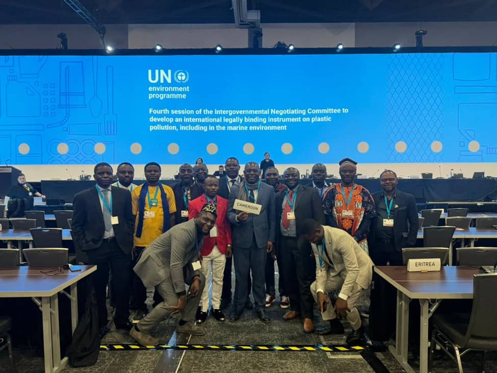 With Cameroon Delegation at INC-4 Canada