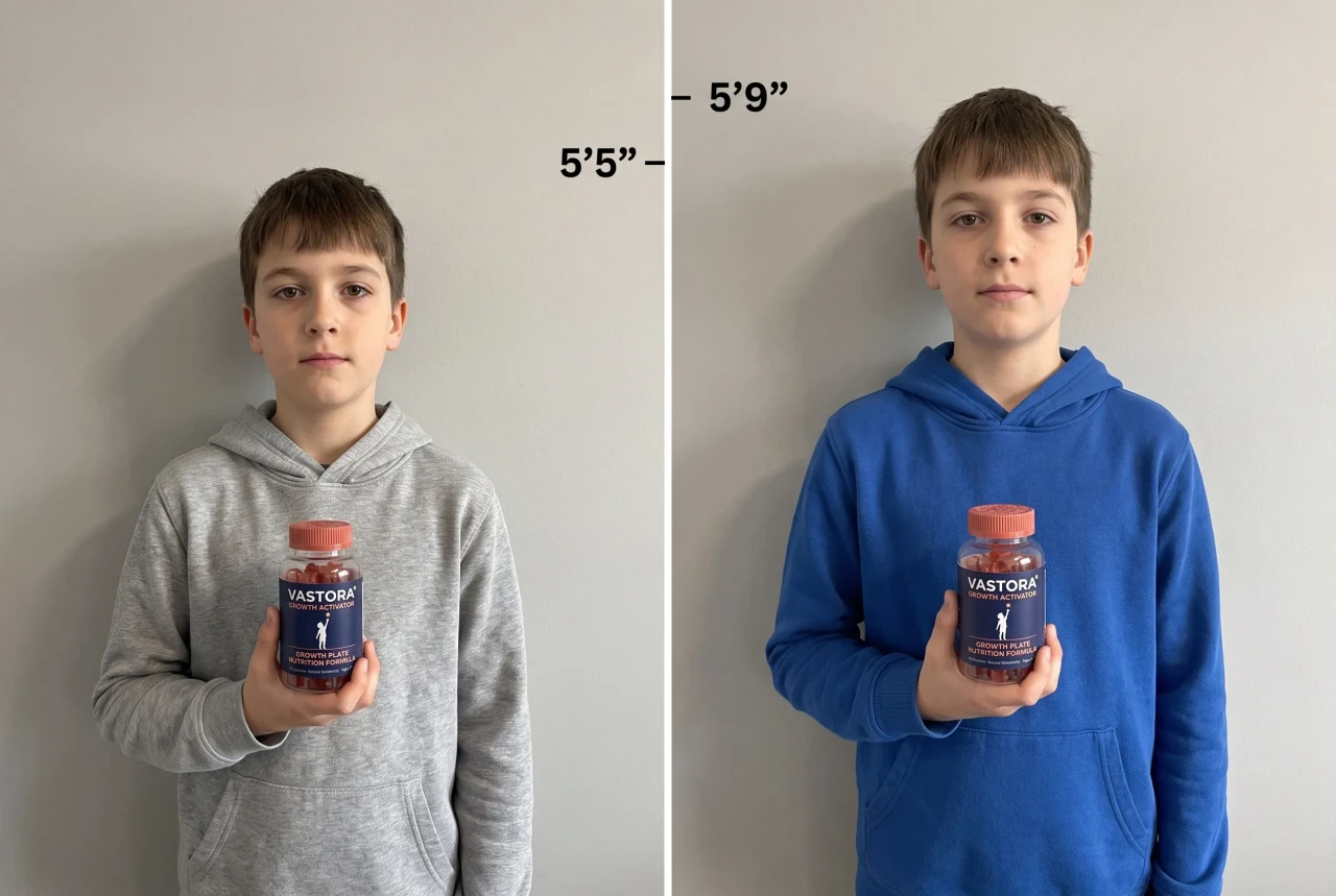 Vastora Growth Activator product with ingredient pathway