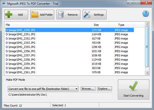 Mgosoft PDF To JPEG Converter 12.2.5