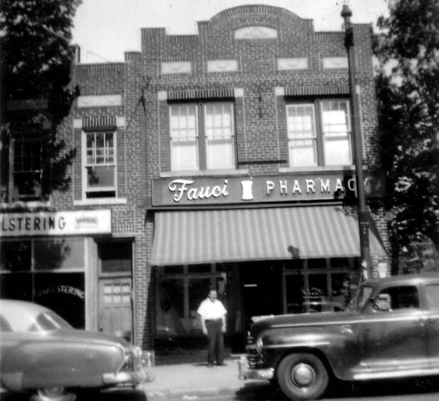 The Fauci family pharmacy and apartment, located on 13th Avenue and 83rd Street, Brooklyn, New York