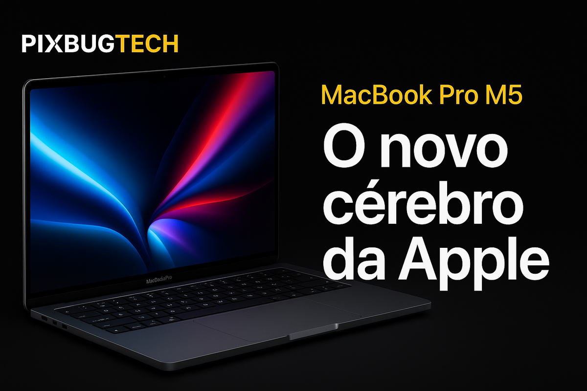 MacBook Pro M5 | O novo cérebro da Apple que pensa, esfria e desafia a concorrência