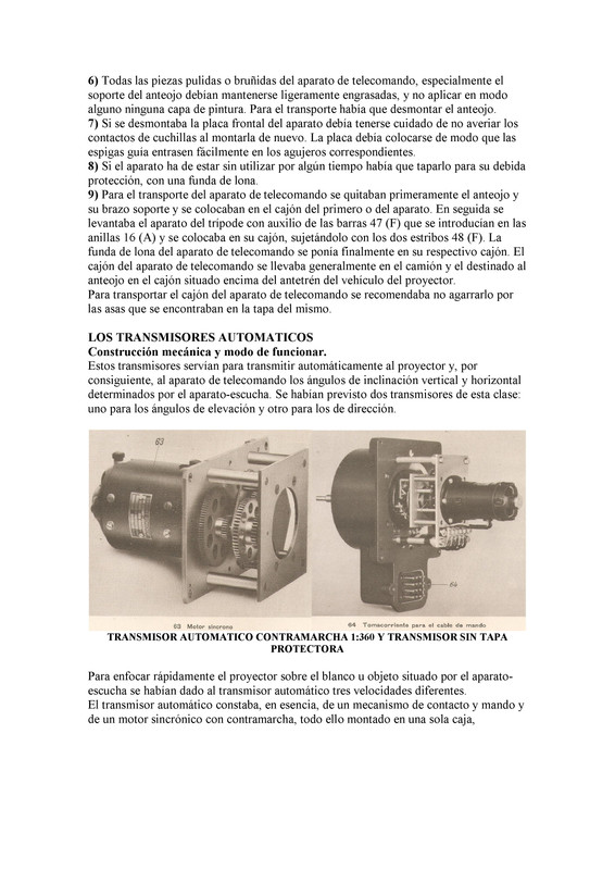 La instalación de telecomando para el proyector G 150  consta de_p15