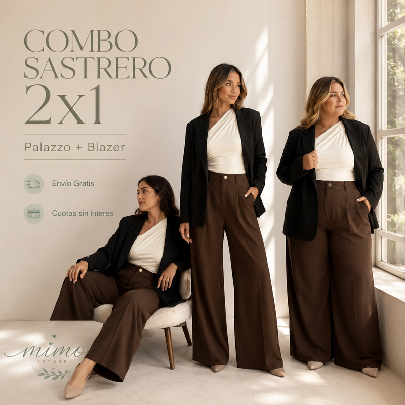Combo Sastrero Blazer Palazzo MIMO STORE