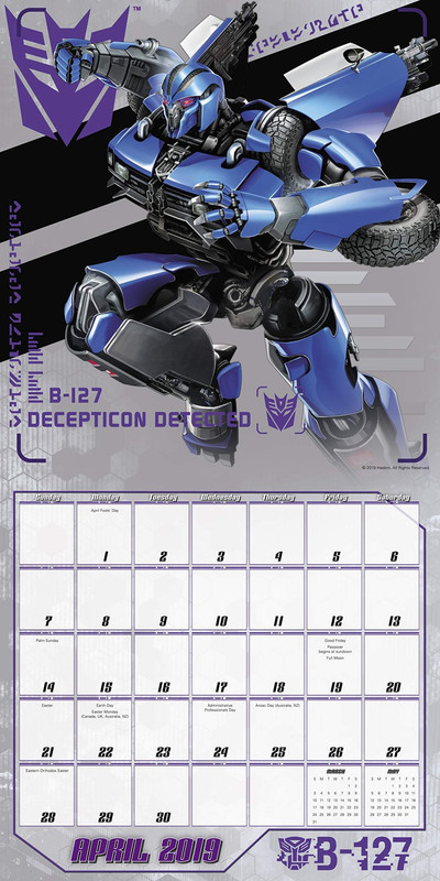 Transformers-Bumblebee-2019-Wall-Calendar-003