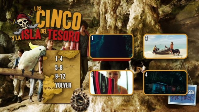 3 - Los Cinco y La Isla del Tesoro [DVD5 Full][Pal][Cast/Ale/Cat][Sub:Varios][Aventuras][2014]