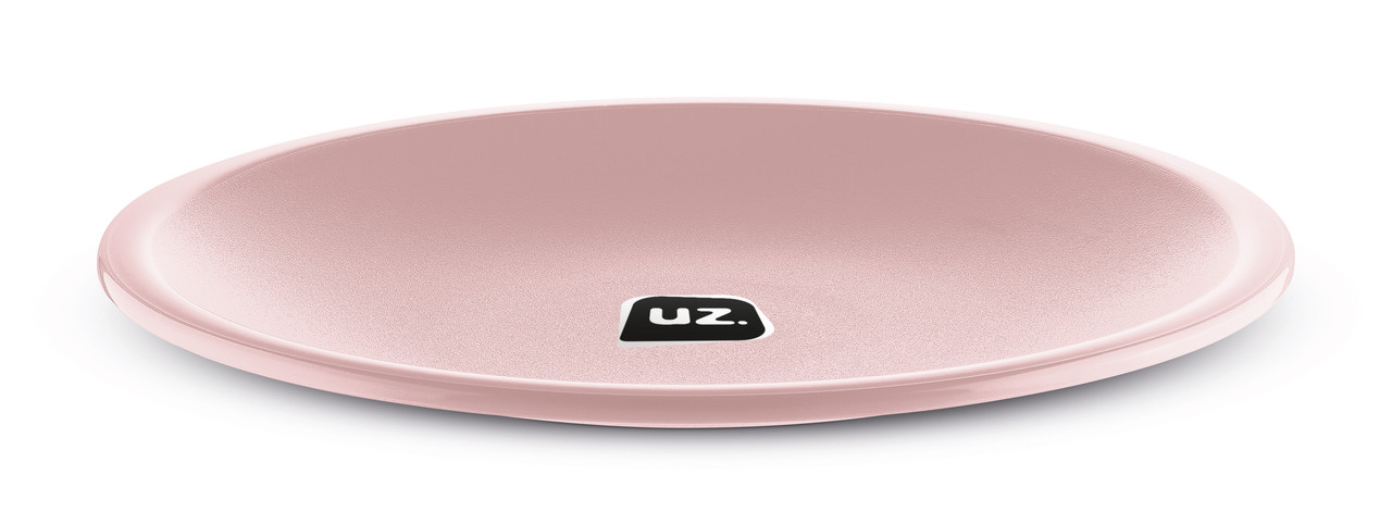UZ120-ROS - 12 Pratos Redondos G Rosa Sólido