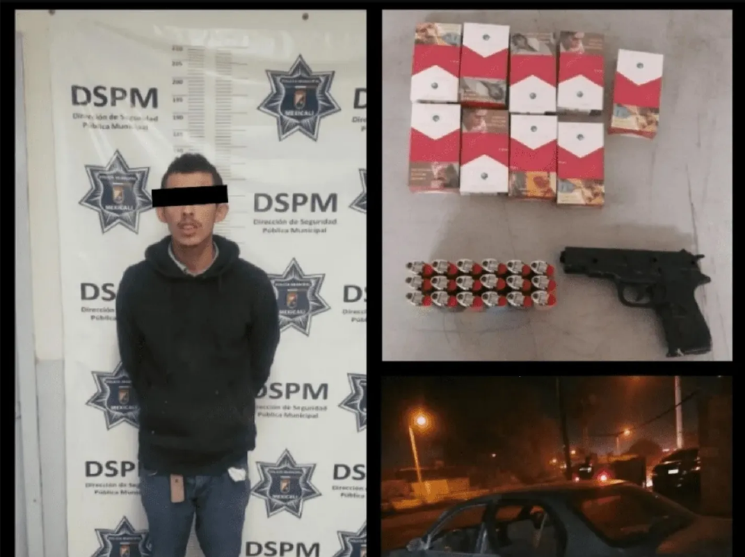 Mexicali usa un dron para capturar asaltante, la justicia le llegó del cielo