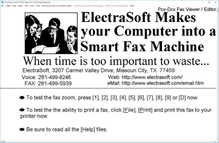 ElectraSoft Pcx Dcx Fax Viewer 20.09.01