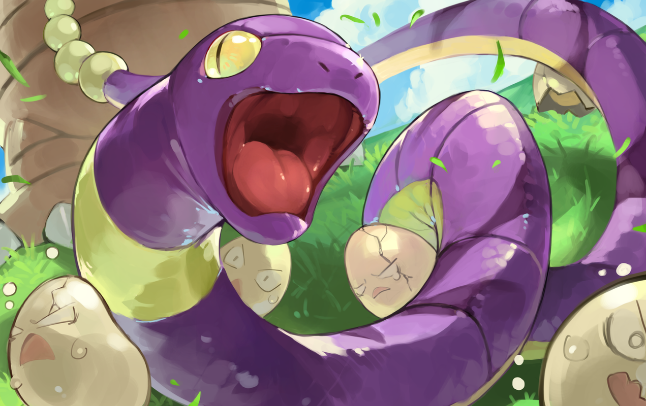 ekans-exeggutor-and-exeggcute-pokemon-dr
