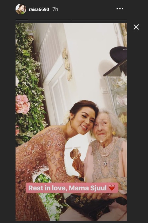 Berita duka dari Raisa