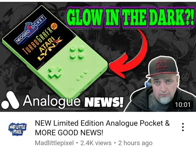 And it's gone: Limited Edition Analogue Pocket Glow in the Dark releases