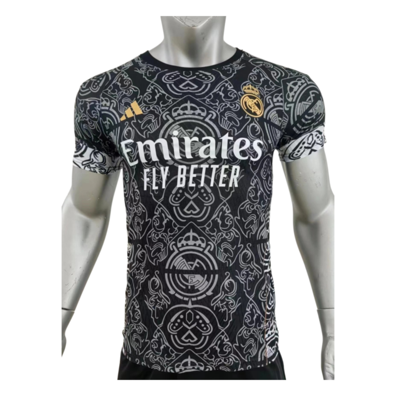 2425 Black Real Madrid Special Edition Jersey Player Version