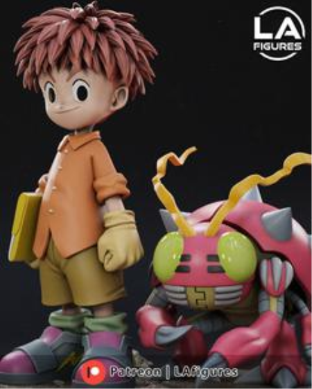 Izzy and Tentomon Deluxe Tier – 3D Print Model