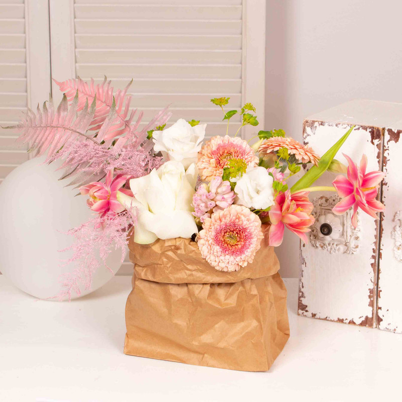 Aranjament colorat pentru vecina