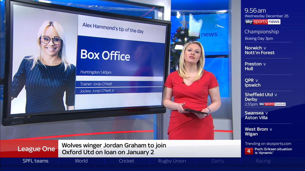 26 December - 09.00.00 - Good Morning Sports Fans. Round-up of t