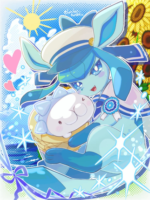 glaceon-and-snom-pokemon-and-1-more-draw