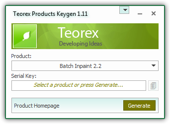 inpaint serial key number