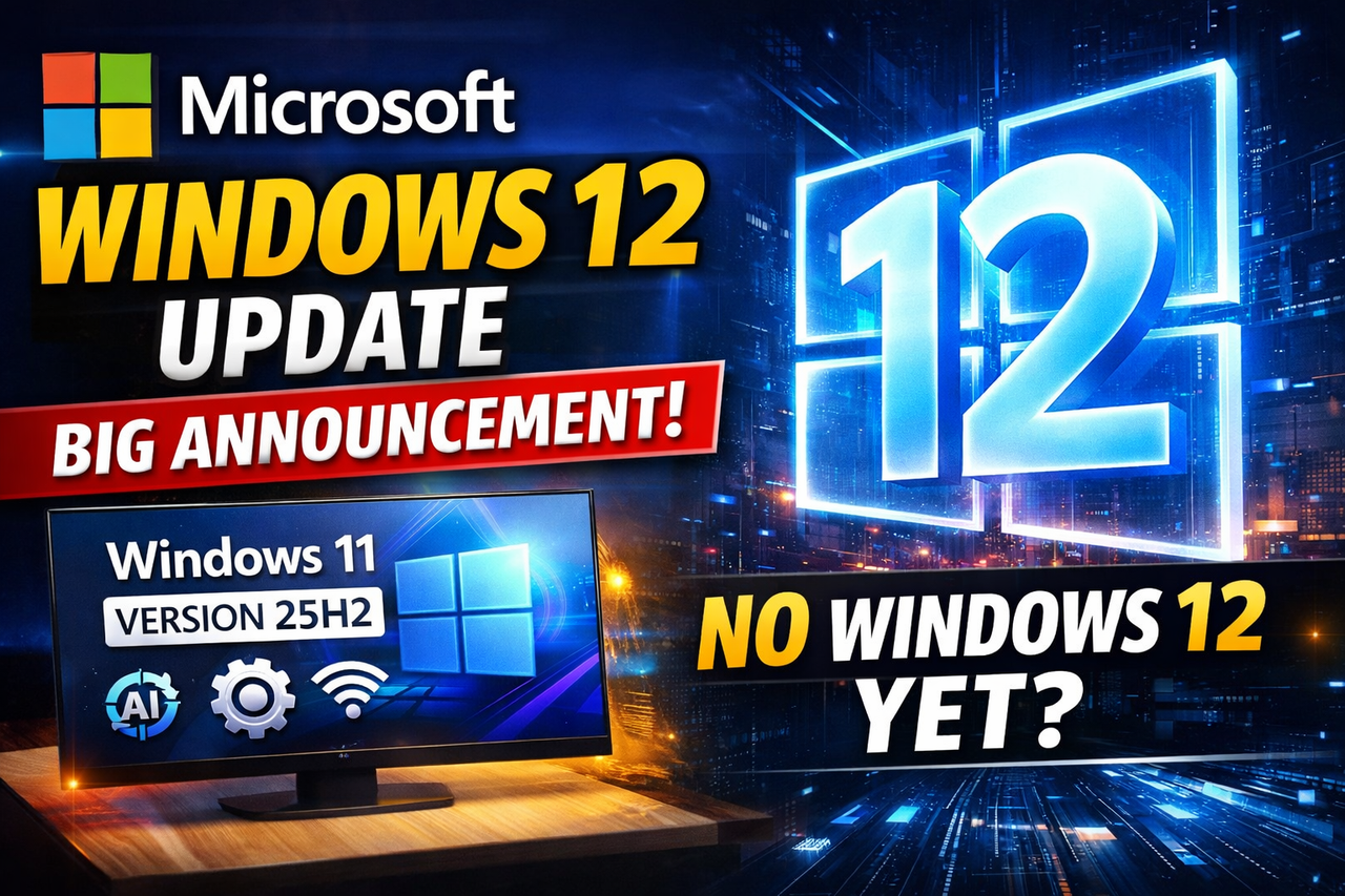 Microsoft Announces Major Windows Update, Windows 12 Rumors