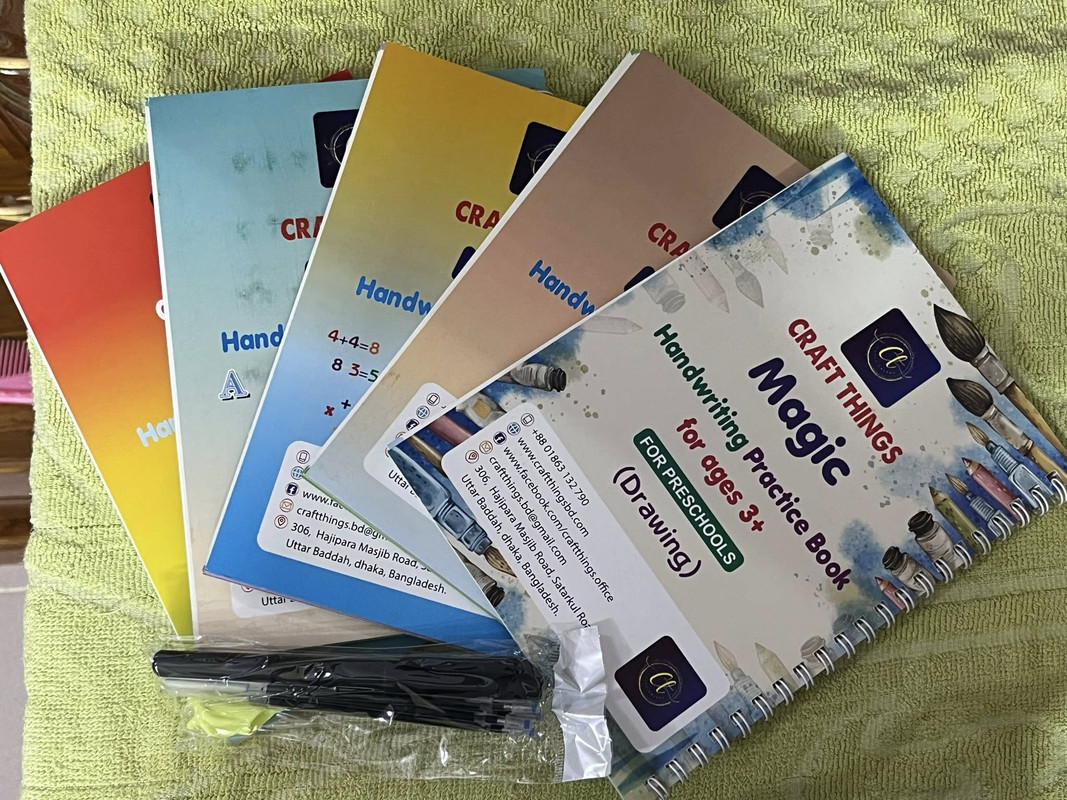 Magic practice copybook