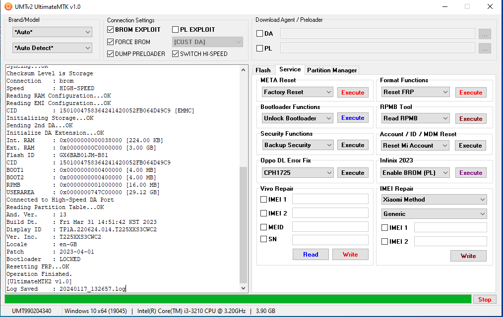 Samsung glaxy tab a7 lite frp removed success by umt pro tool GSMForum