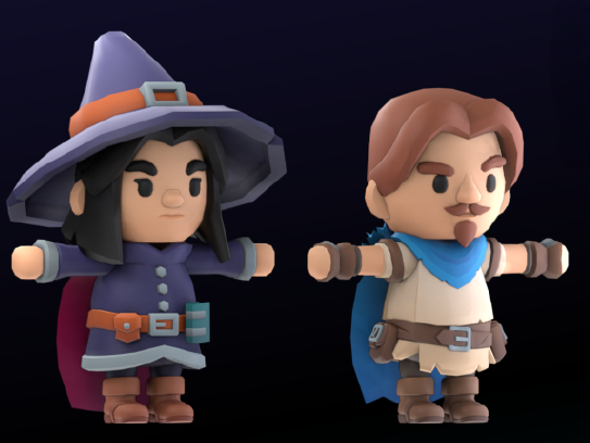 Hero Characters In-Game