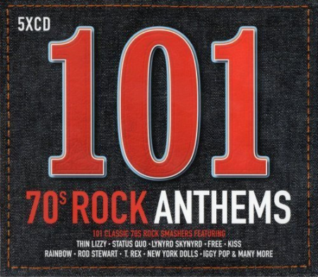 VA - 101 70s Rock Anthems (2017) (CD-Rip)