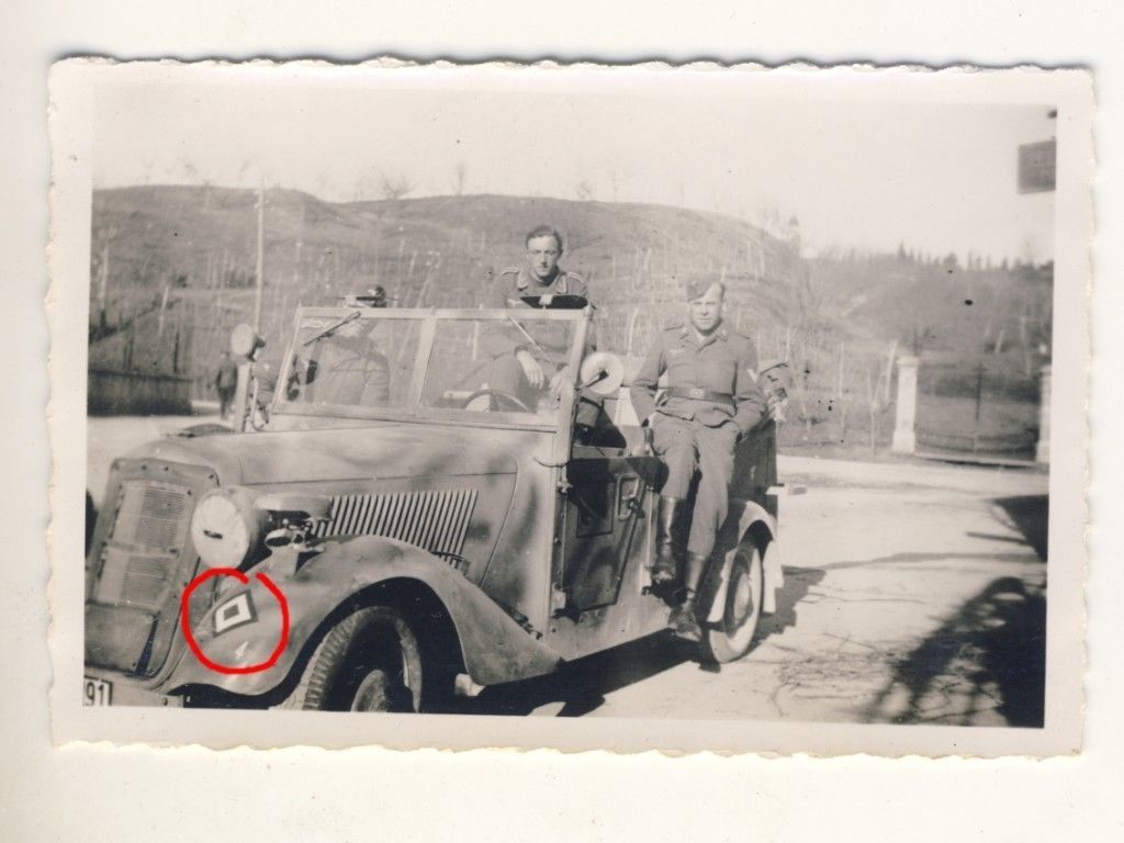 ITALIEN Südfront - Luftwaffe - Kübelwagen TARNUN